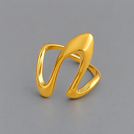 Serpentine Glow Ring