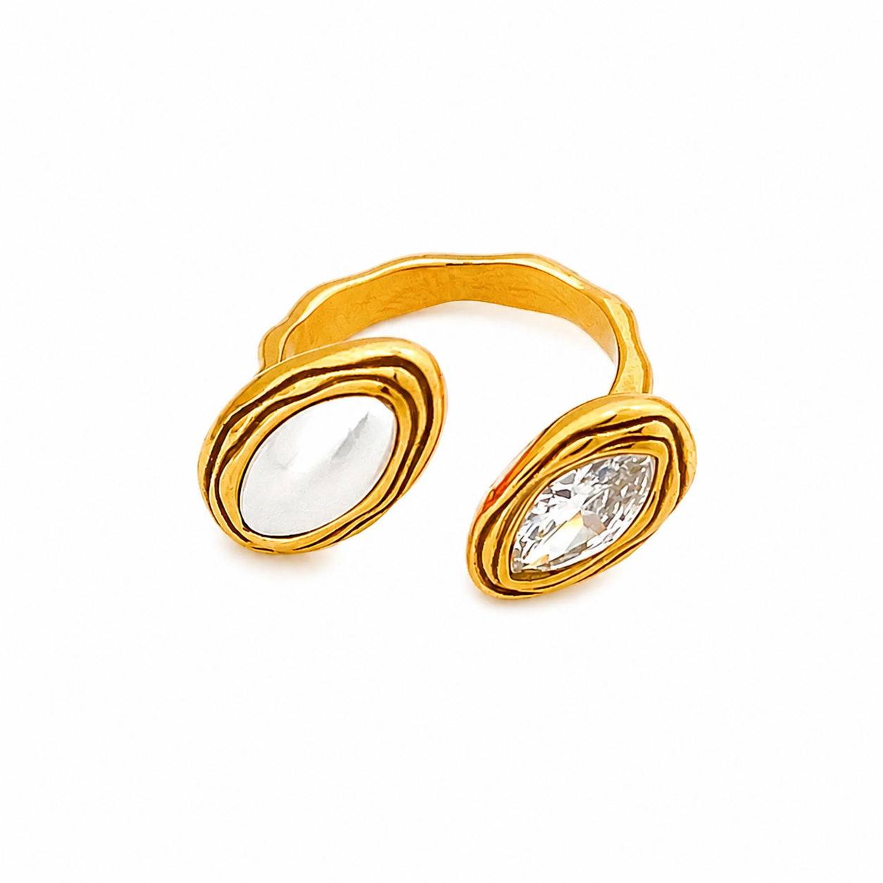 Golden Eclipse Ring