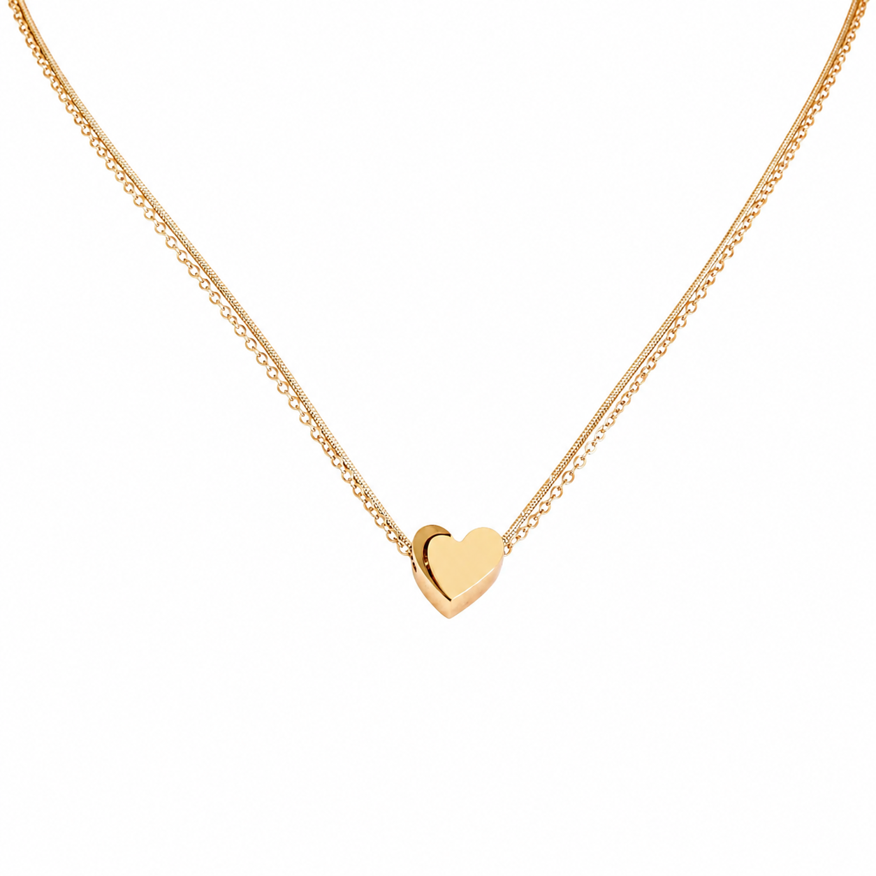 You Complete Me Heart Necklace
