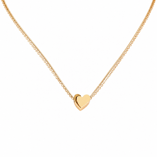 You Complete Me Heart Necklace