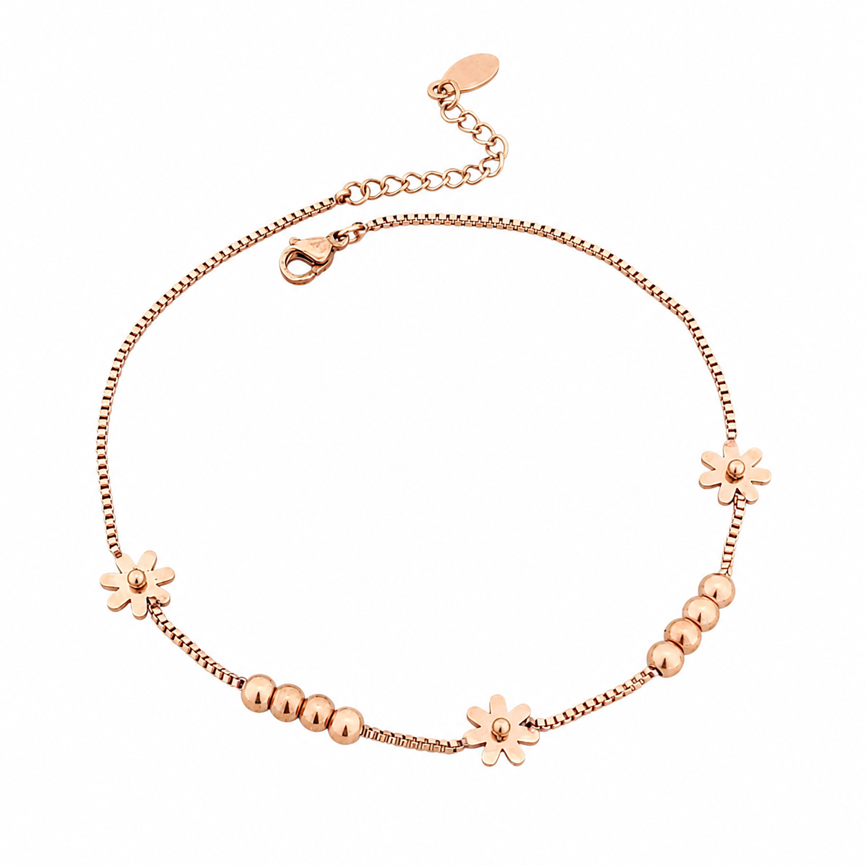 Floral Gleam Anklets