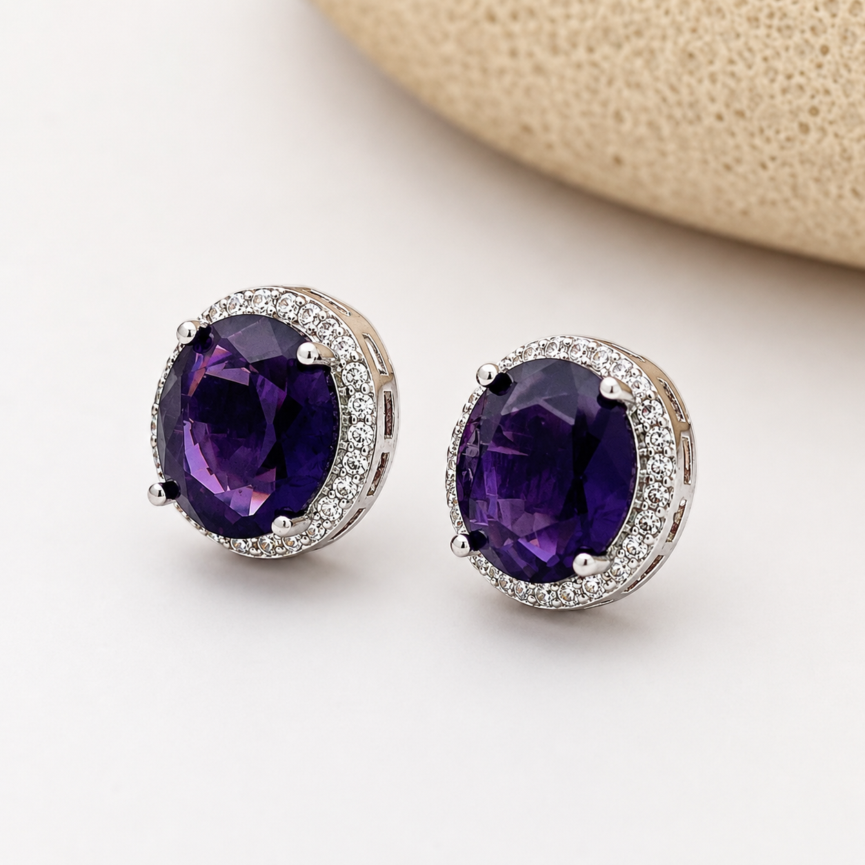 Violet Verona Studs