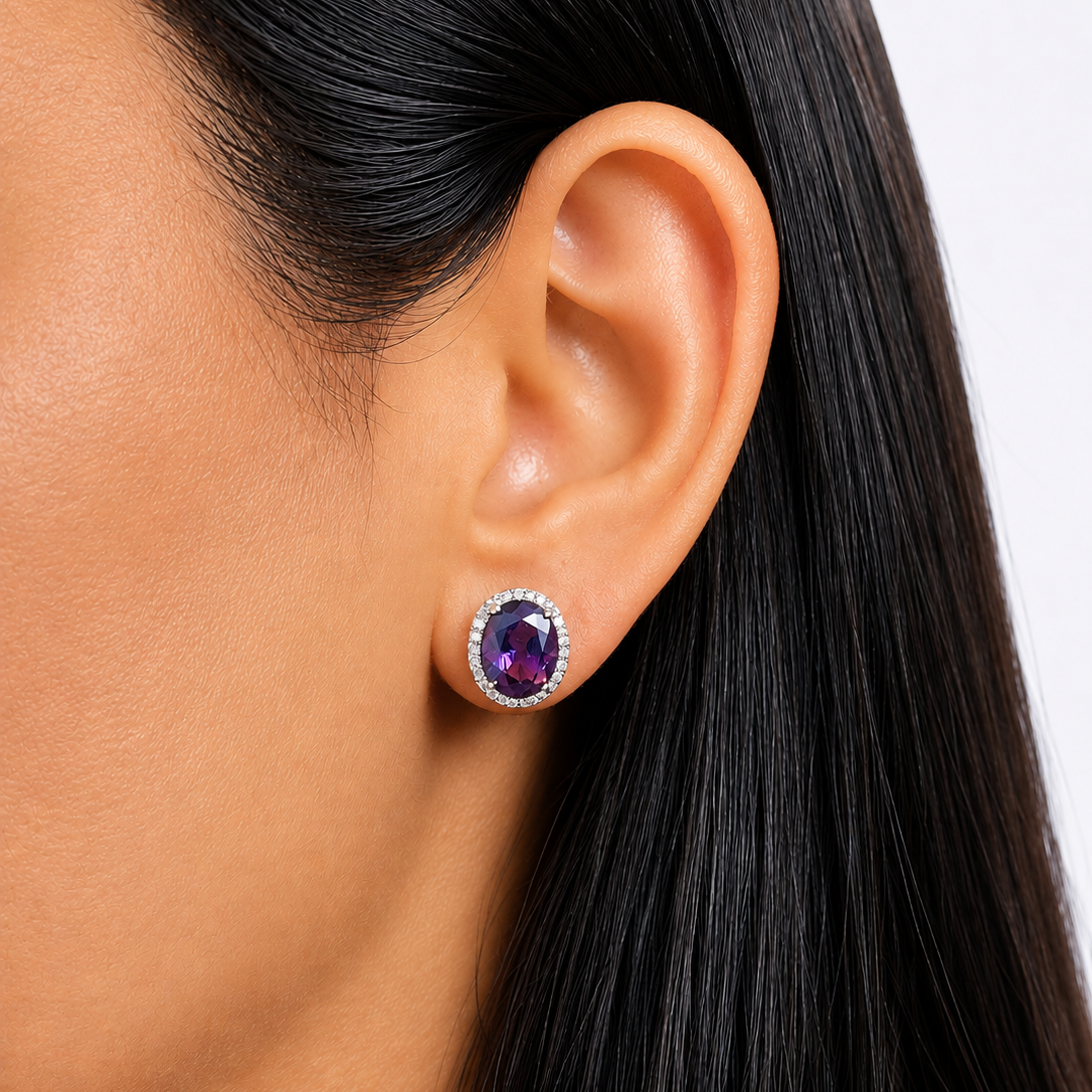 Violet Verona Studs