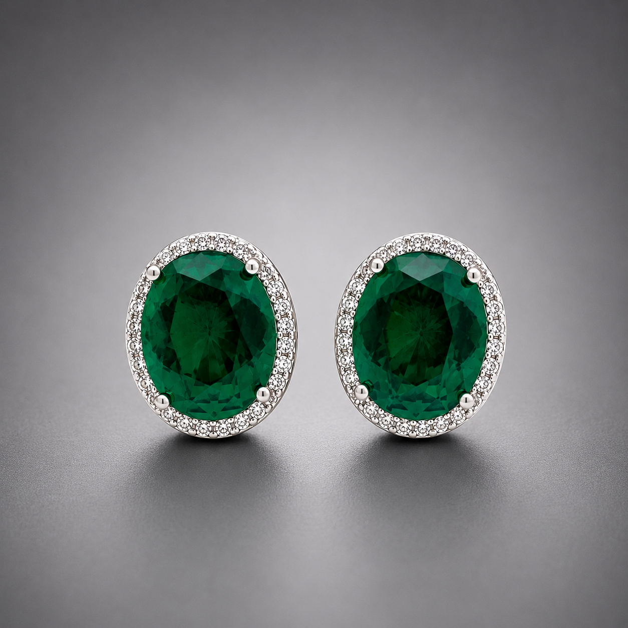 Emerald Muse Studs