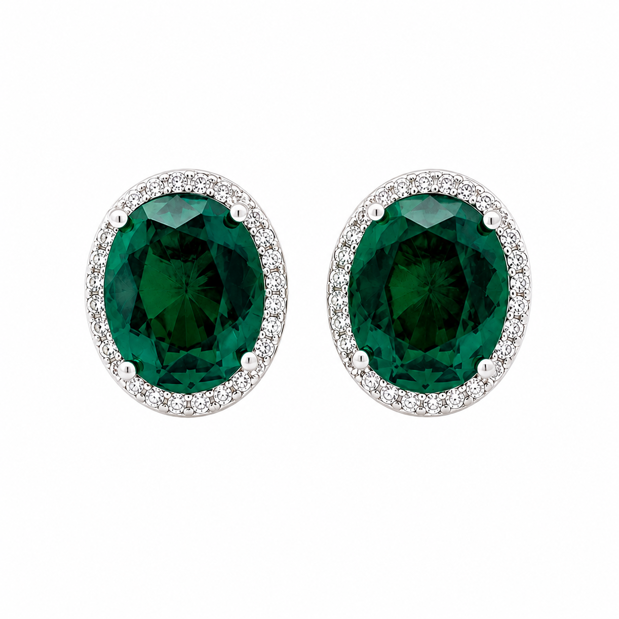 Emerald Muse Studs