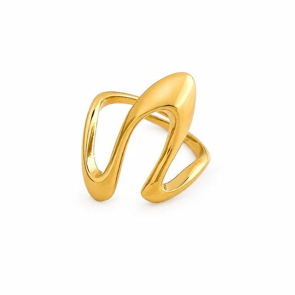 Serpentine Glow Ring