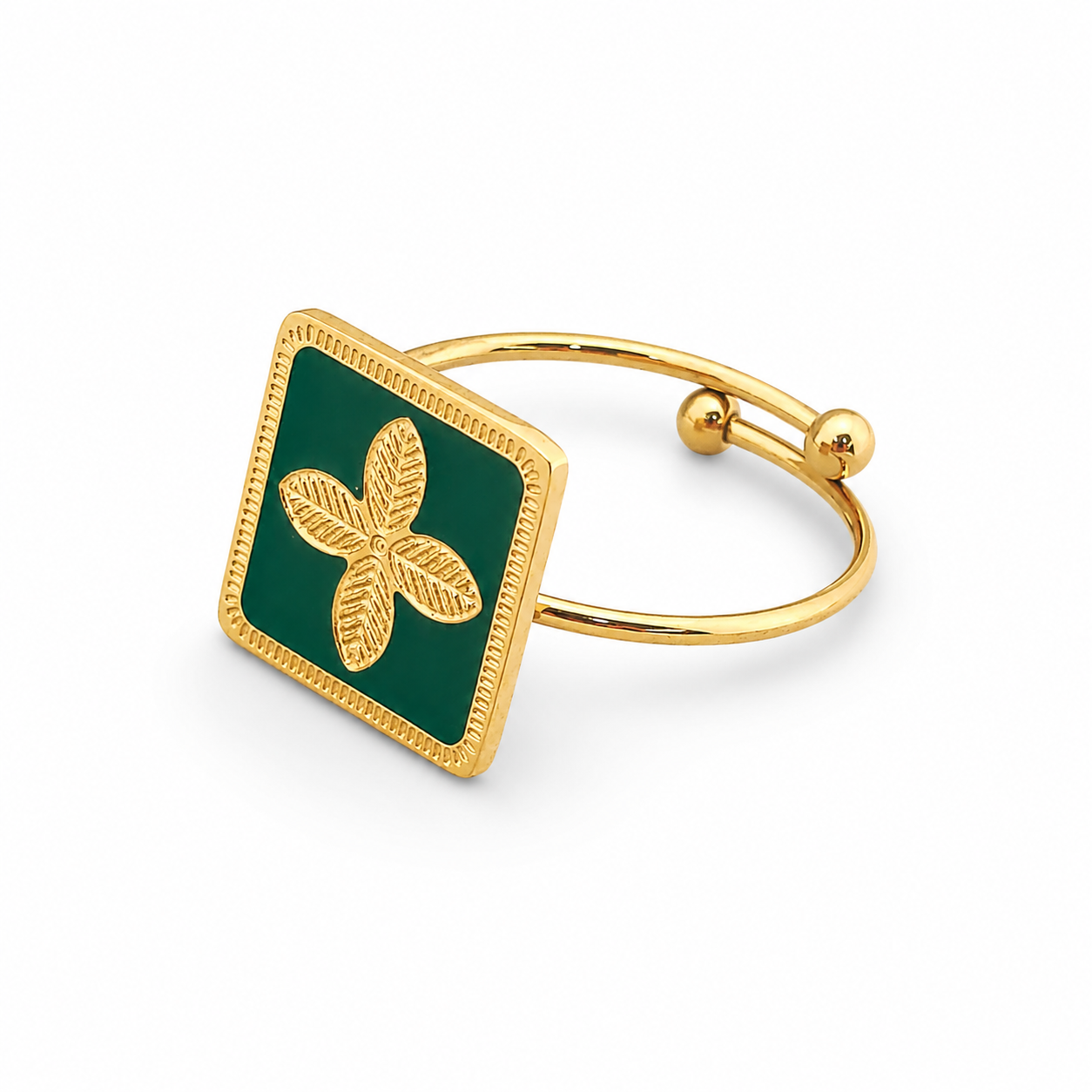 Green Brianna Ring
