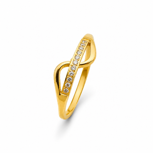 Golden Wave Ring
