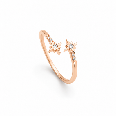 Mini Crystal Star Ring