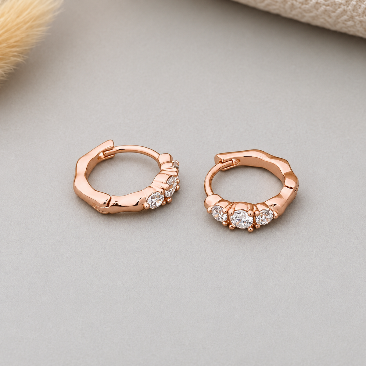 Dewdrop Luxe Huggie Hoops