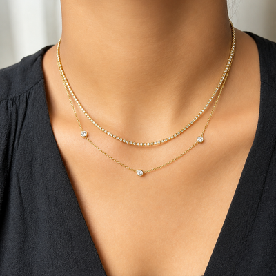 Golden Duo Necklace