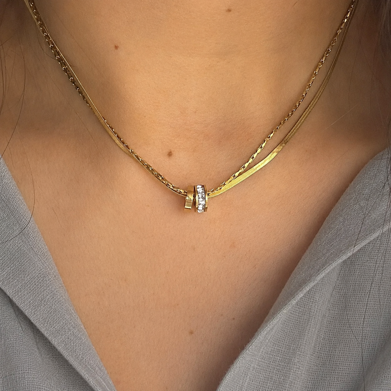 Crystal Twine Necklace