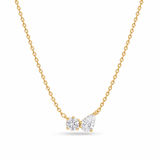 Twin Spark Necklace