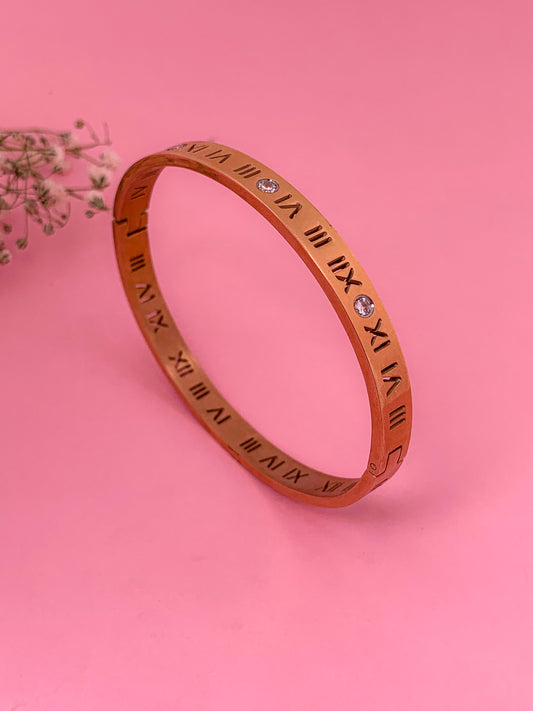 Classic Roman Bracelet Band(Rose Gold)