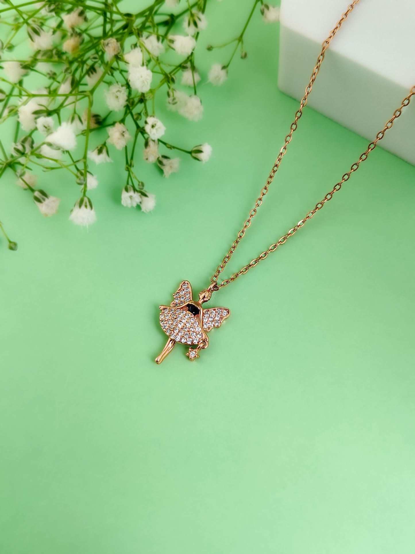 Crystal Angel Necklace