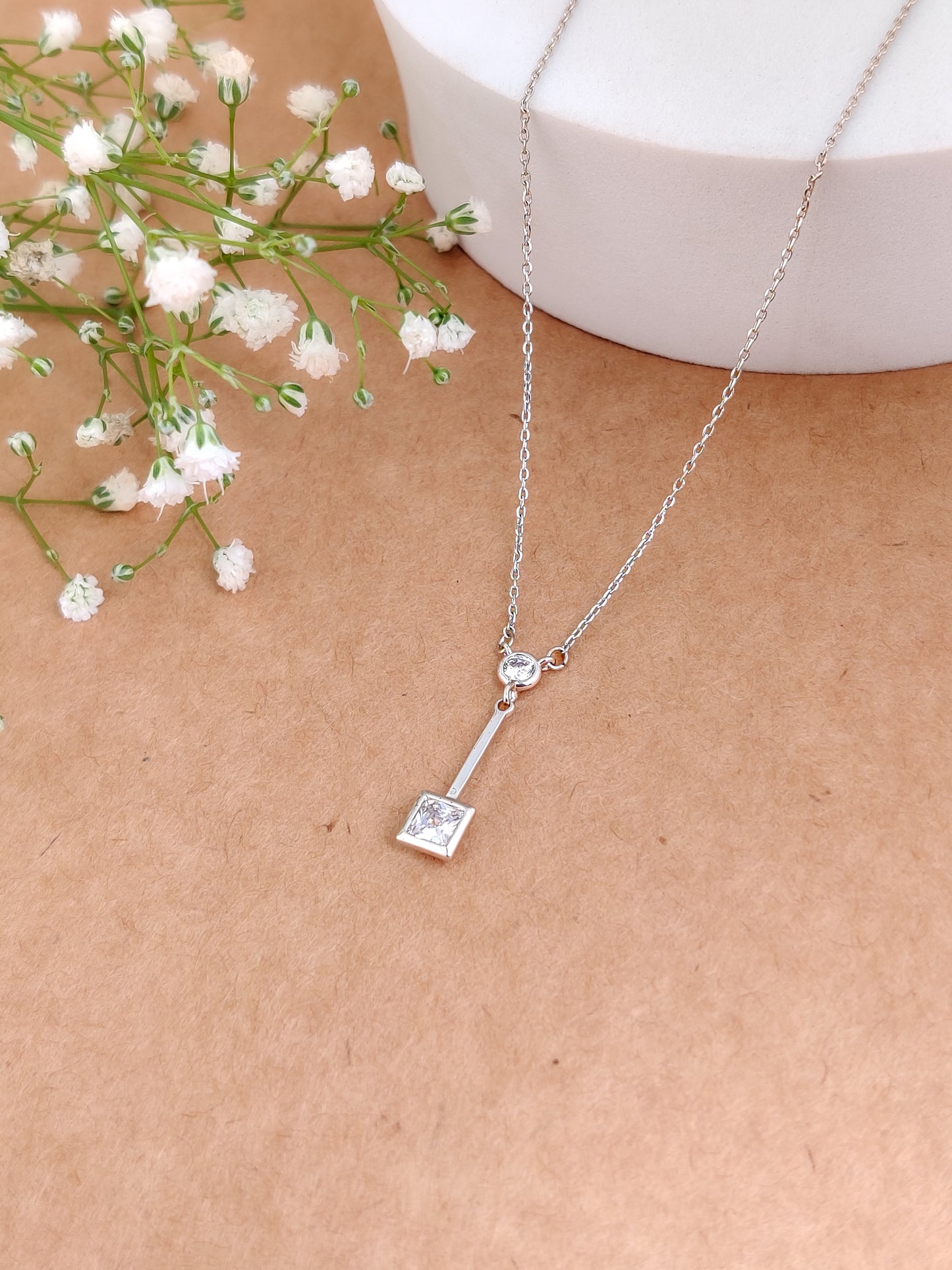 Crystal Hammer Necklace