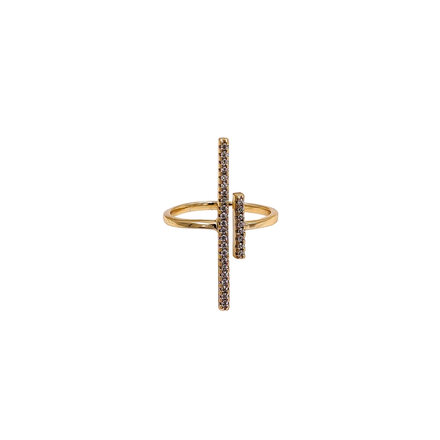 Crystal Lines Ring