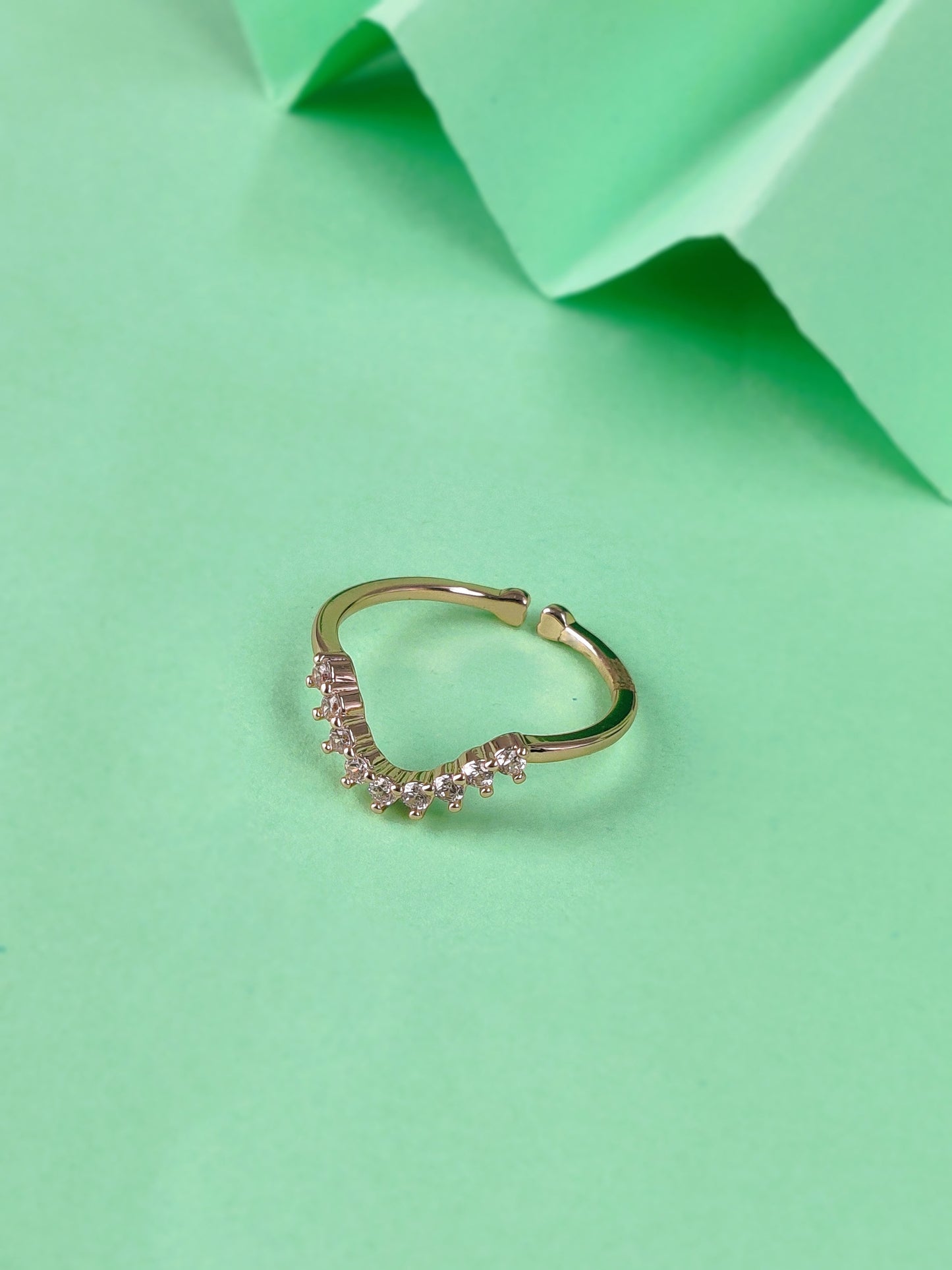 Crystal mala Ring