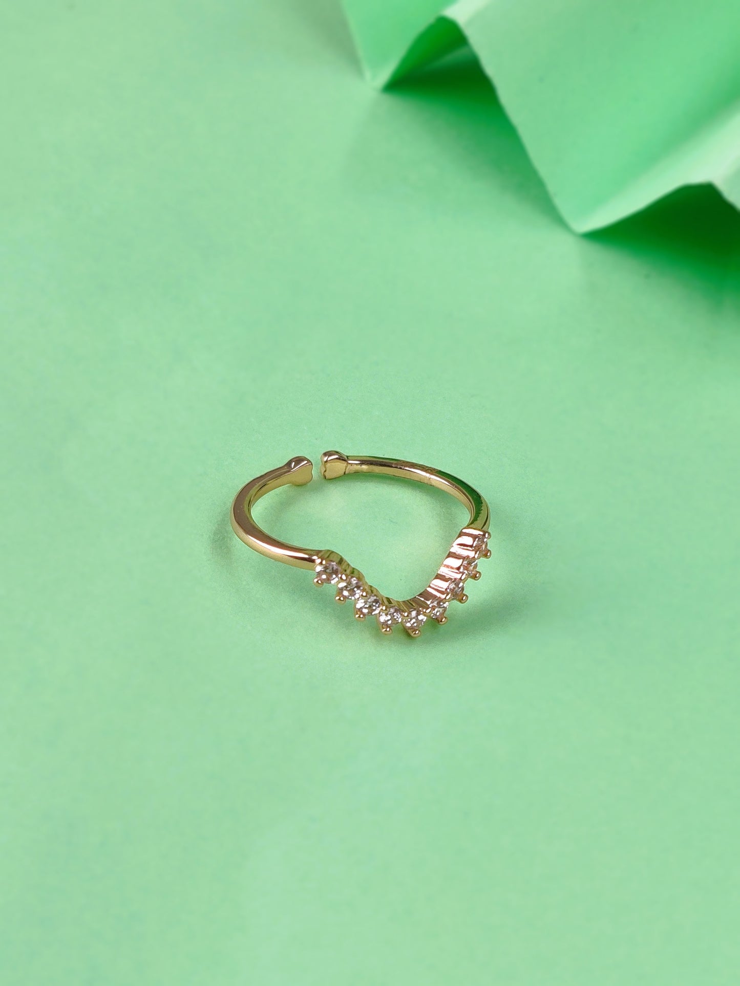 Crystal mala Ring
