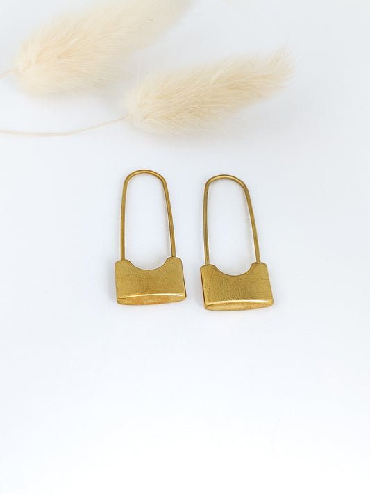 Safety Pin Earrings