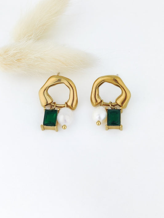 Emerald Yana Earrings