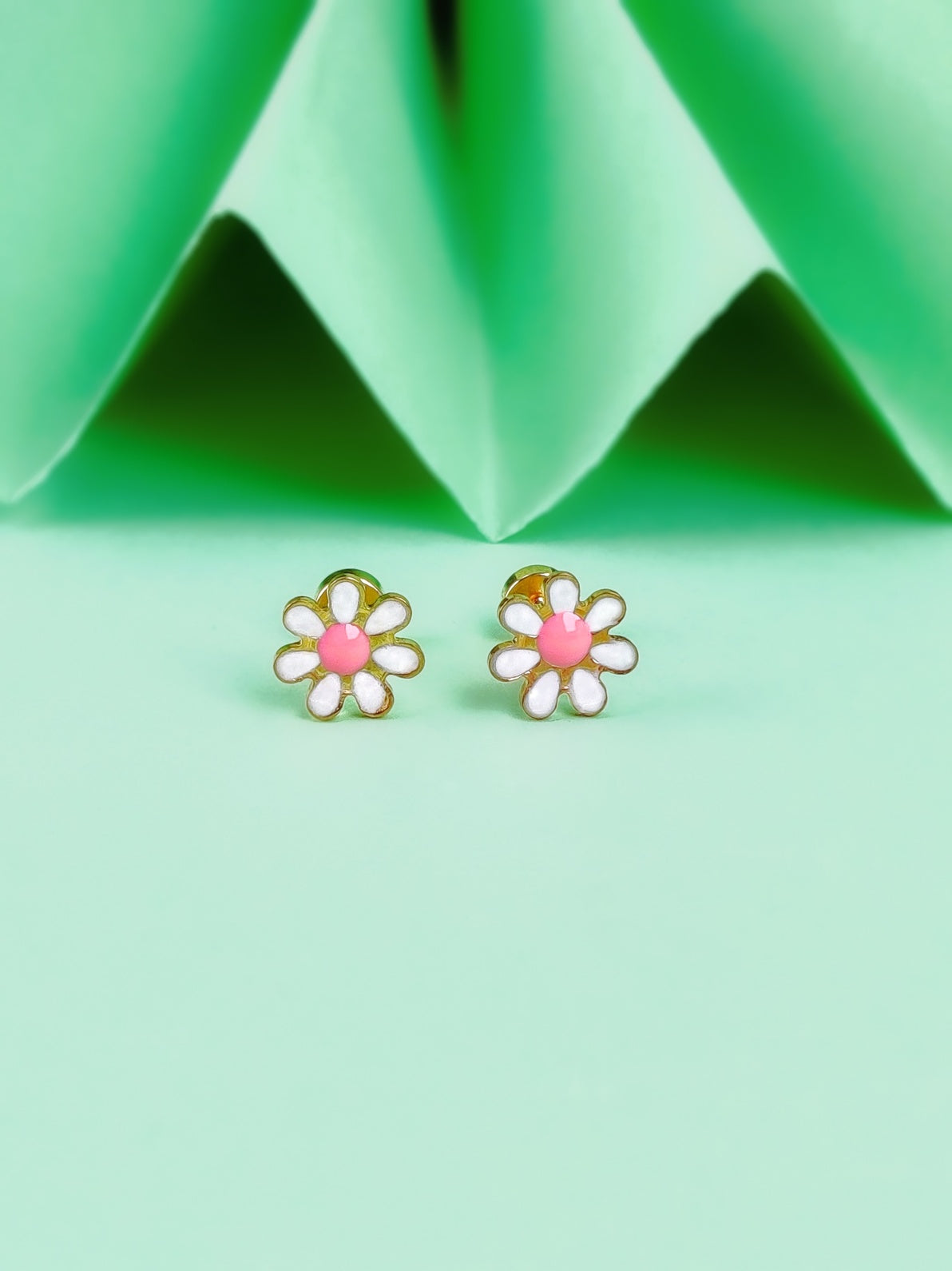 Daisy Second Piercing Studs (white)