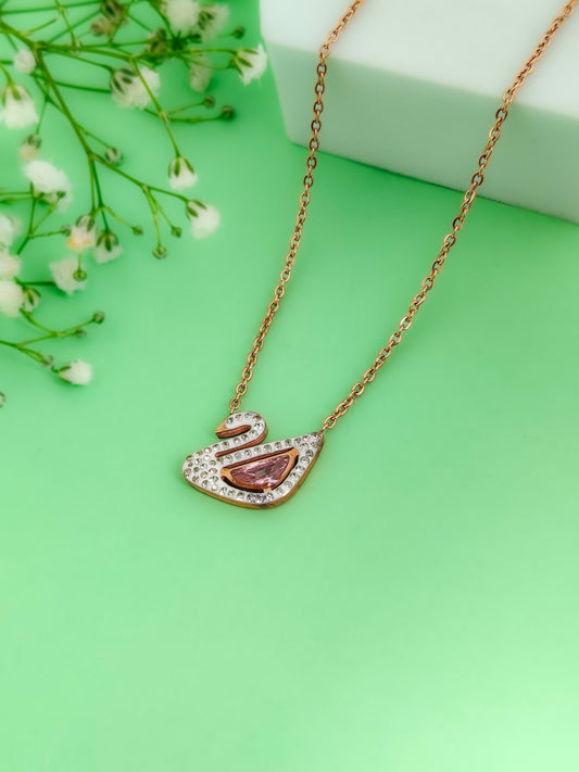 Ehereal Swan Necklace