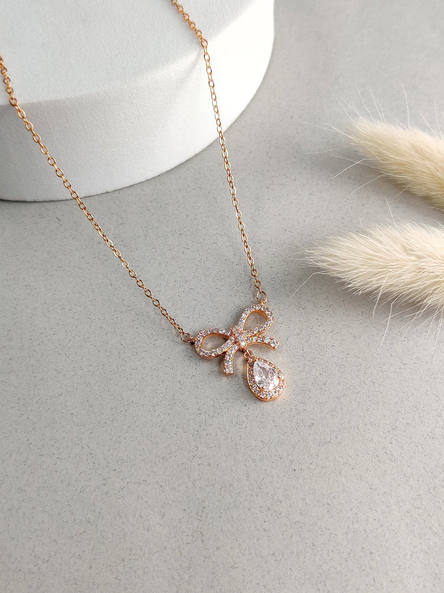 Elsie Bow Necklace