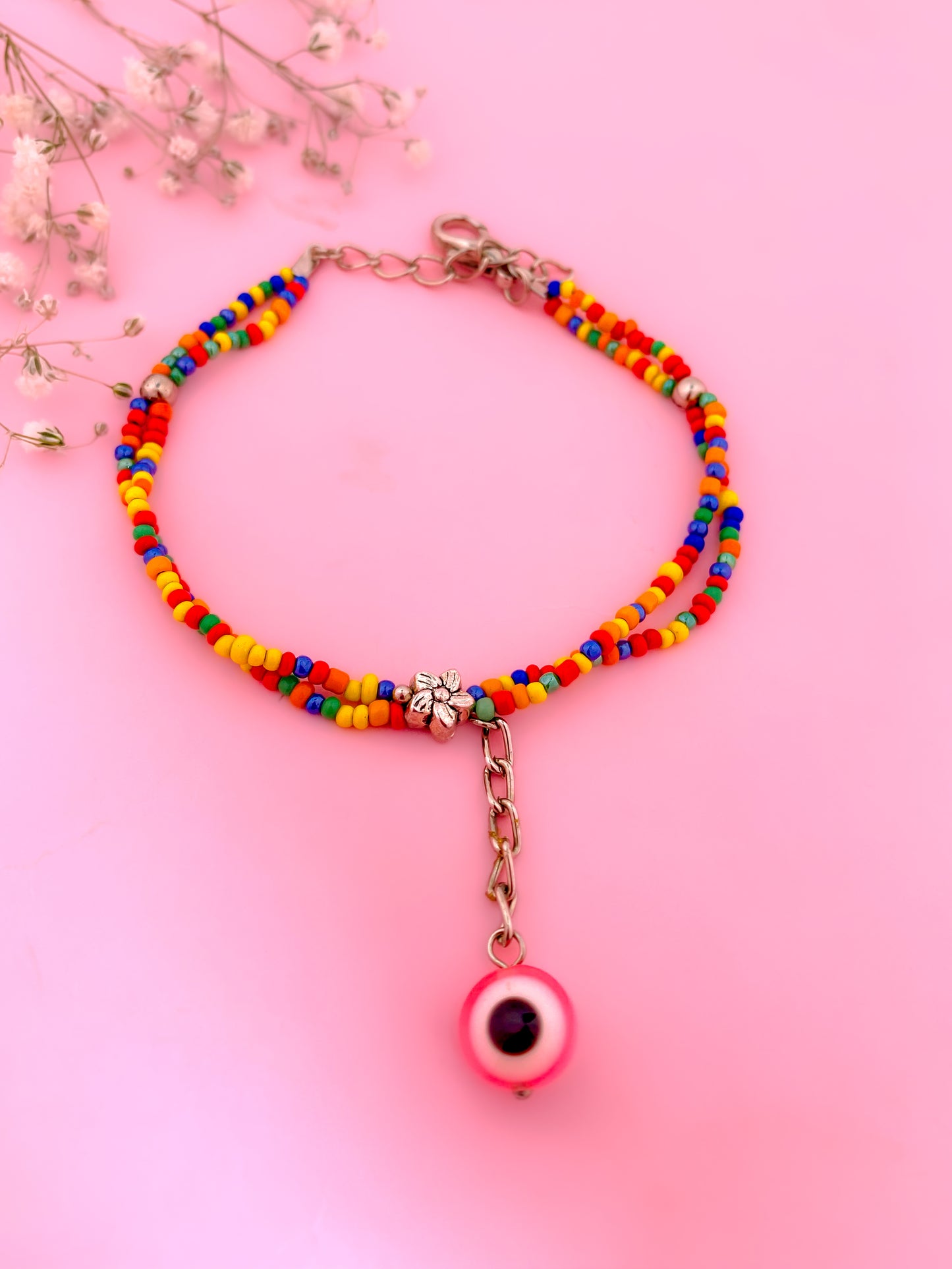 Evil Eye Beads Bracelet