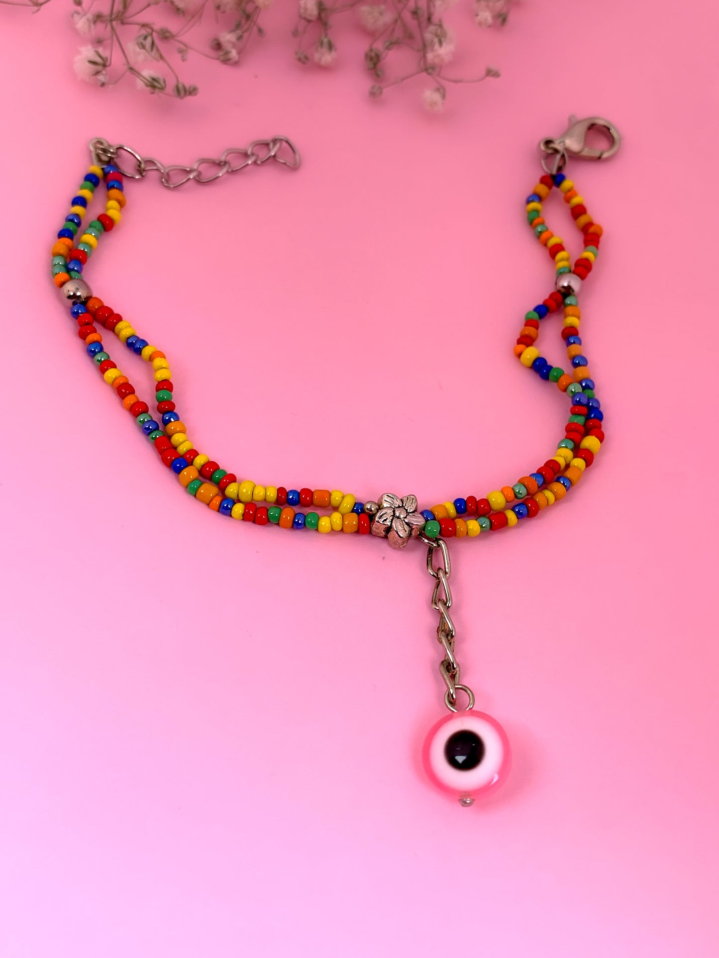 Evil Eye Beads Bracelet