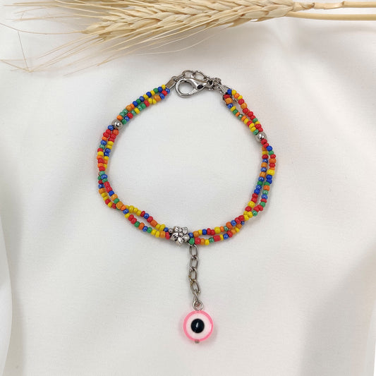 Evil Eye Beads Bracelet