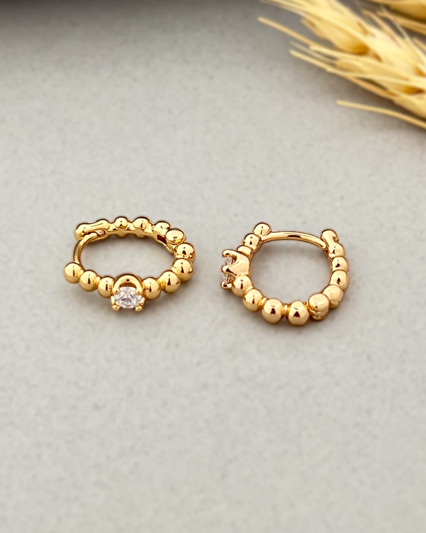 Radiant Huggie Hoops
