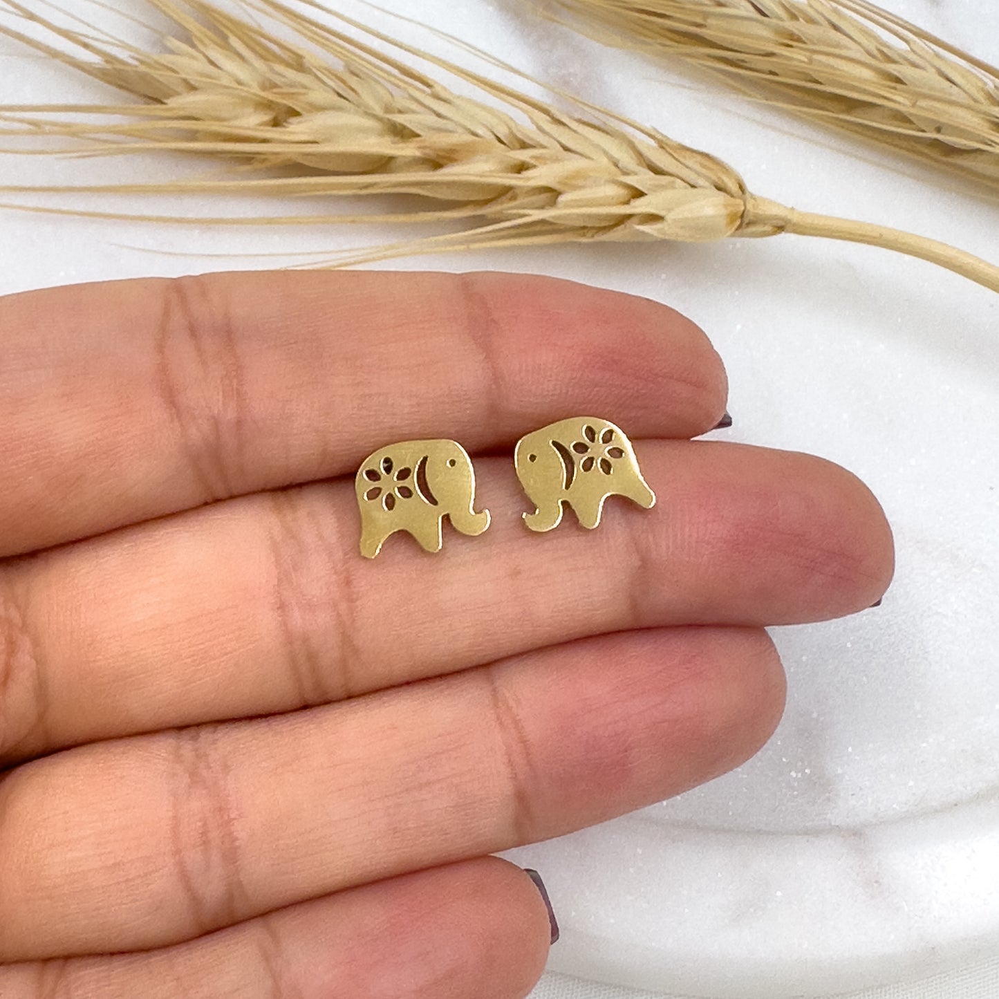 Cute Elephant Studs