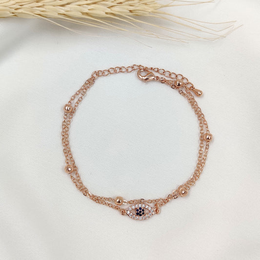 Dainty Evil Eye Bracelet