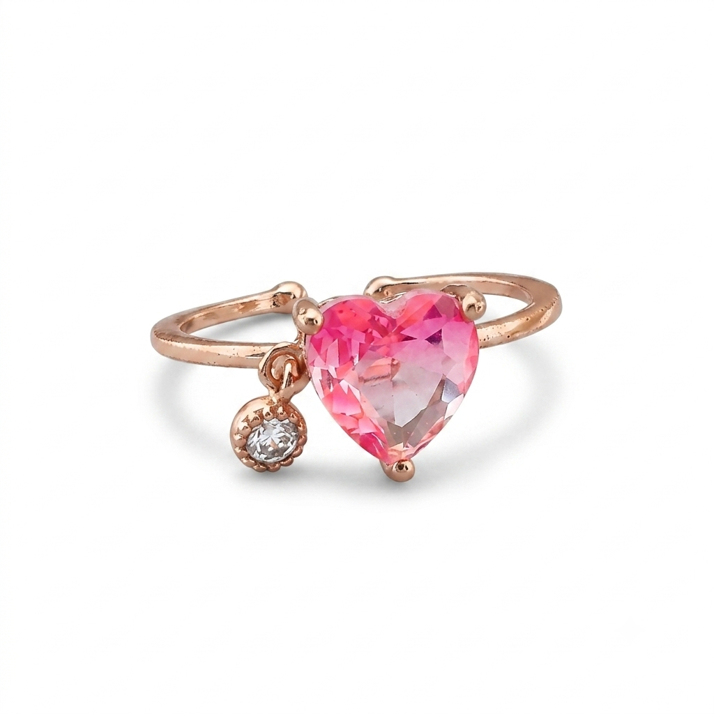 Pink Heart Ring