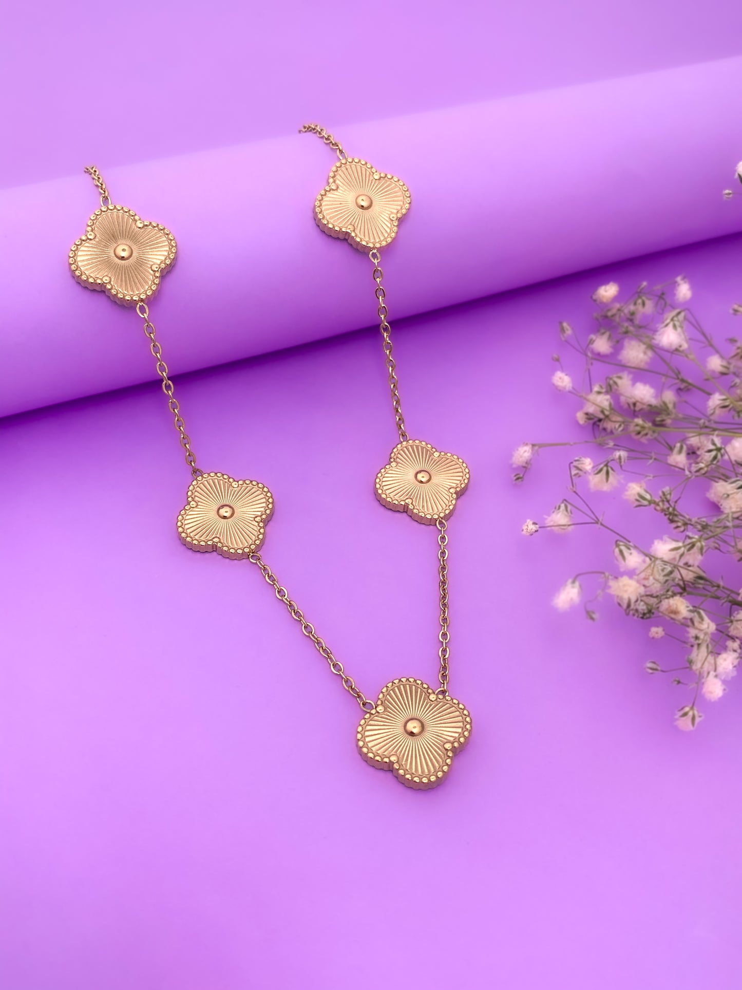 Gloria Clover Necklace