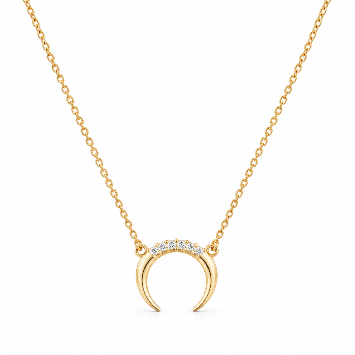 Kyra Moon Necklace (Gold)