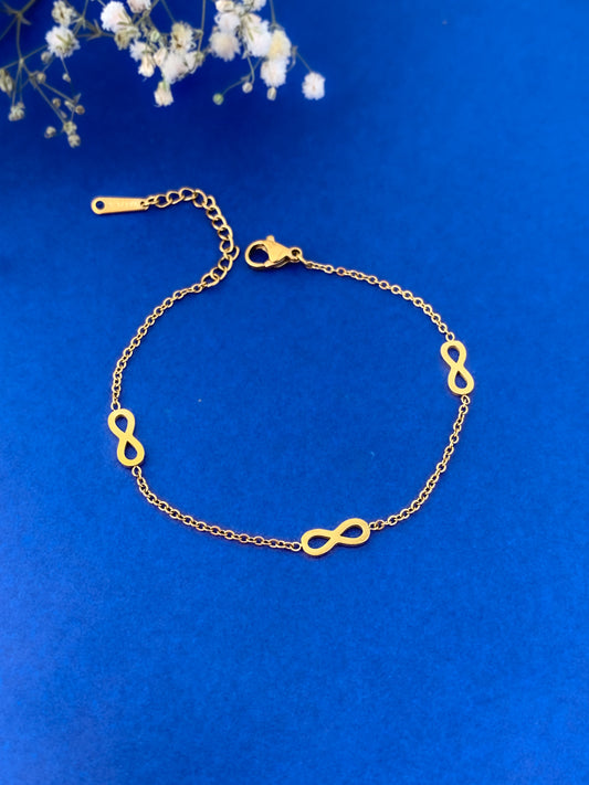 Golden Infinity Bracelet