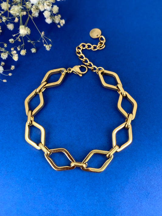 Golden Link Bracelet