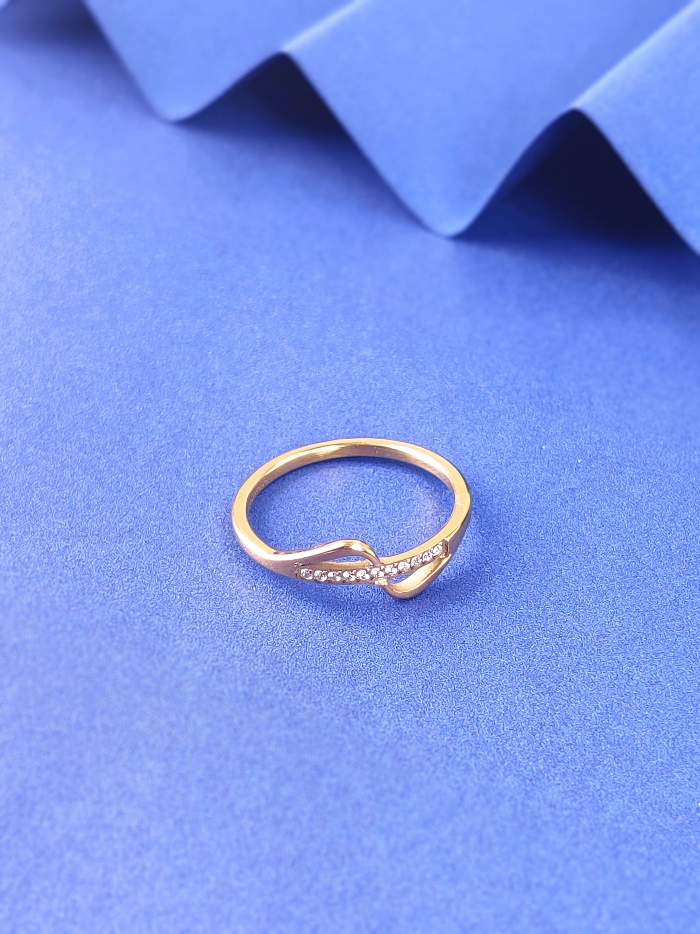 Golden Wave Ring