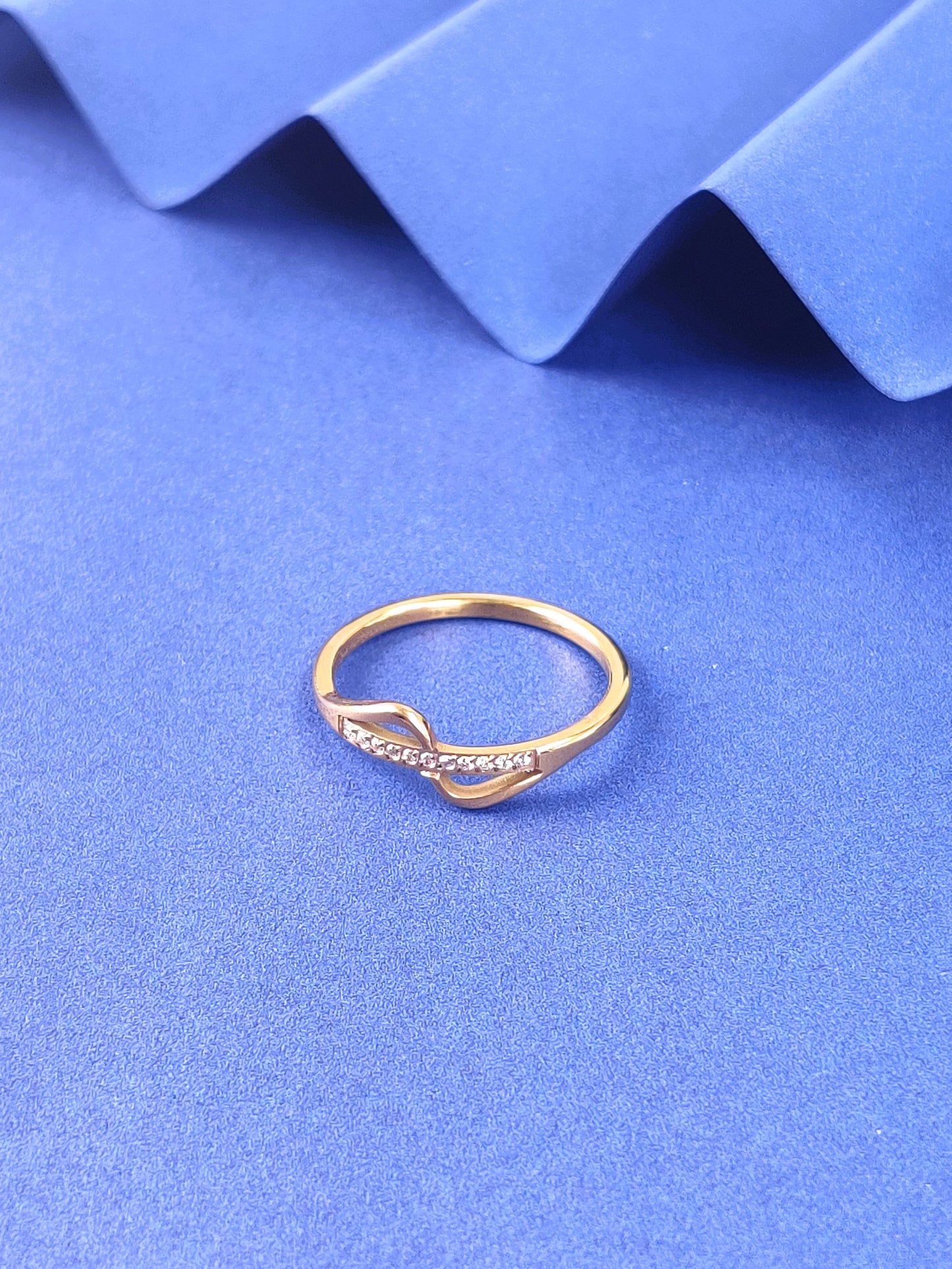 Golden Wave Ring