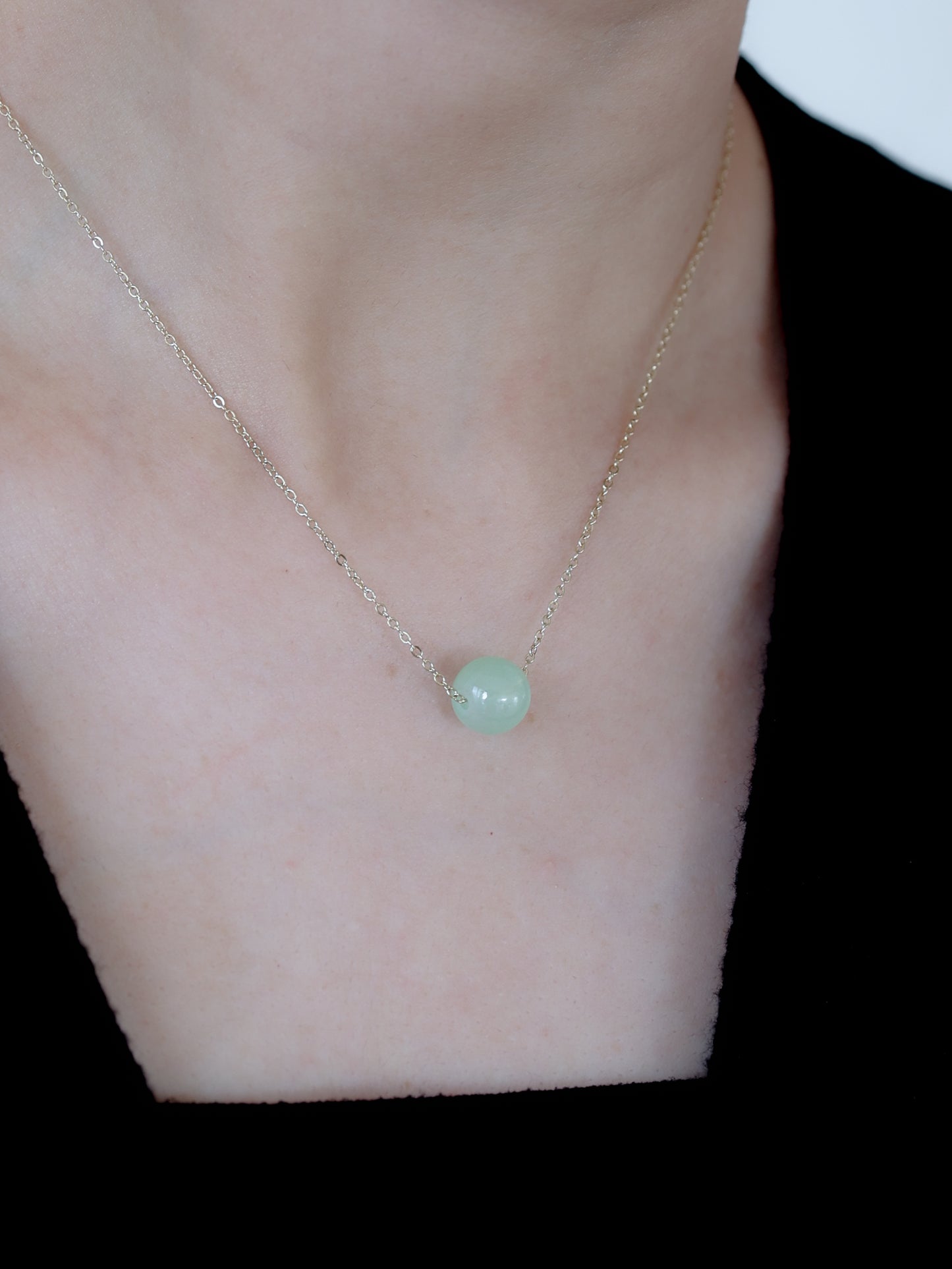 Green Bead Necklace