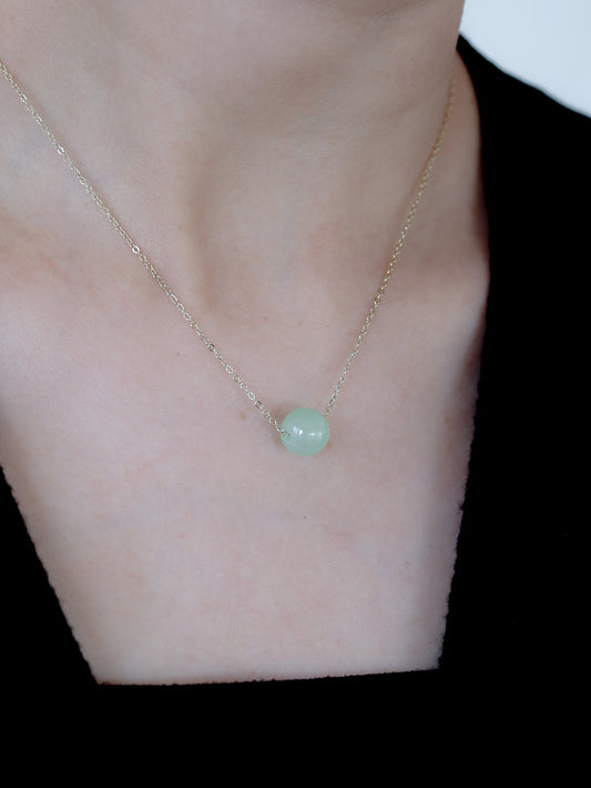 Green Bead Necklace