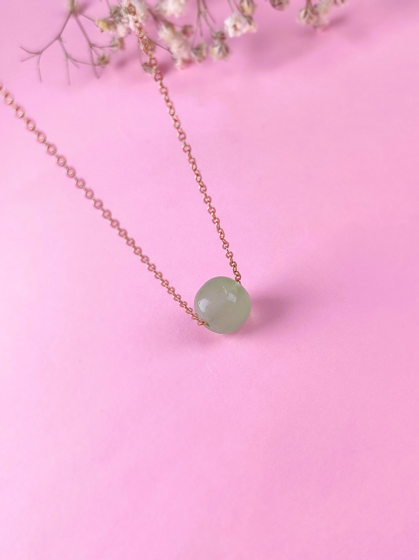 Green Bead Necklace