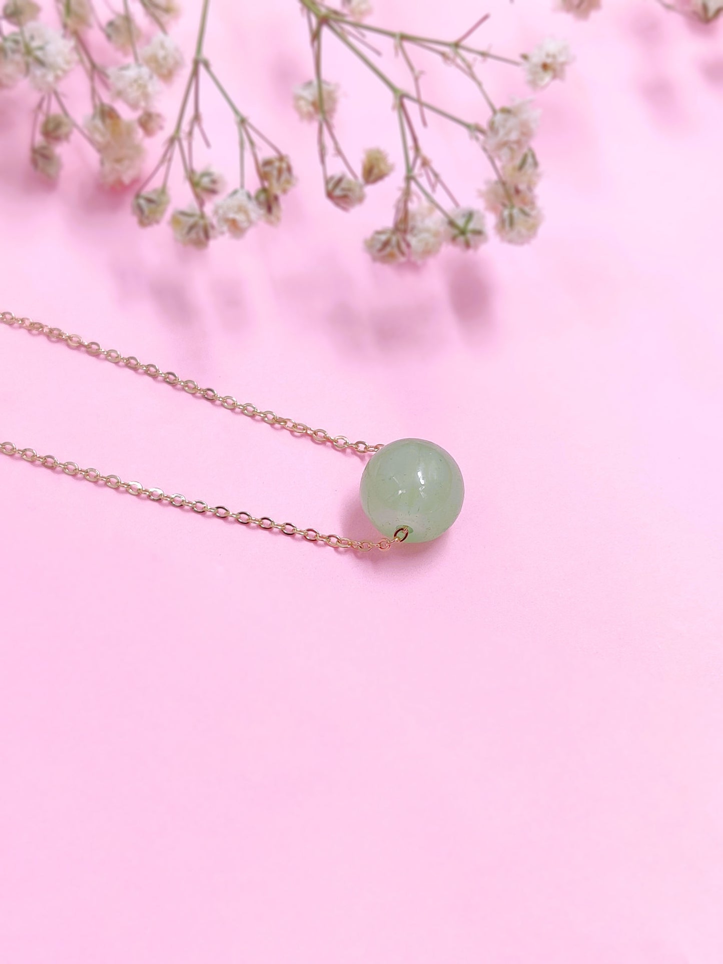 Green Bead Necklace