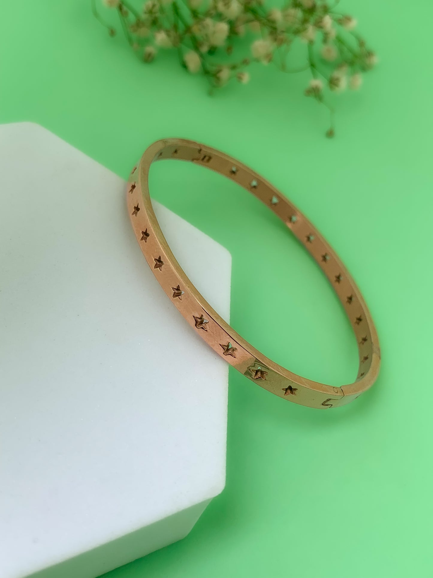 Hana Star Bracelet Band(Rose Gold