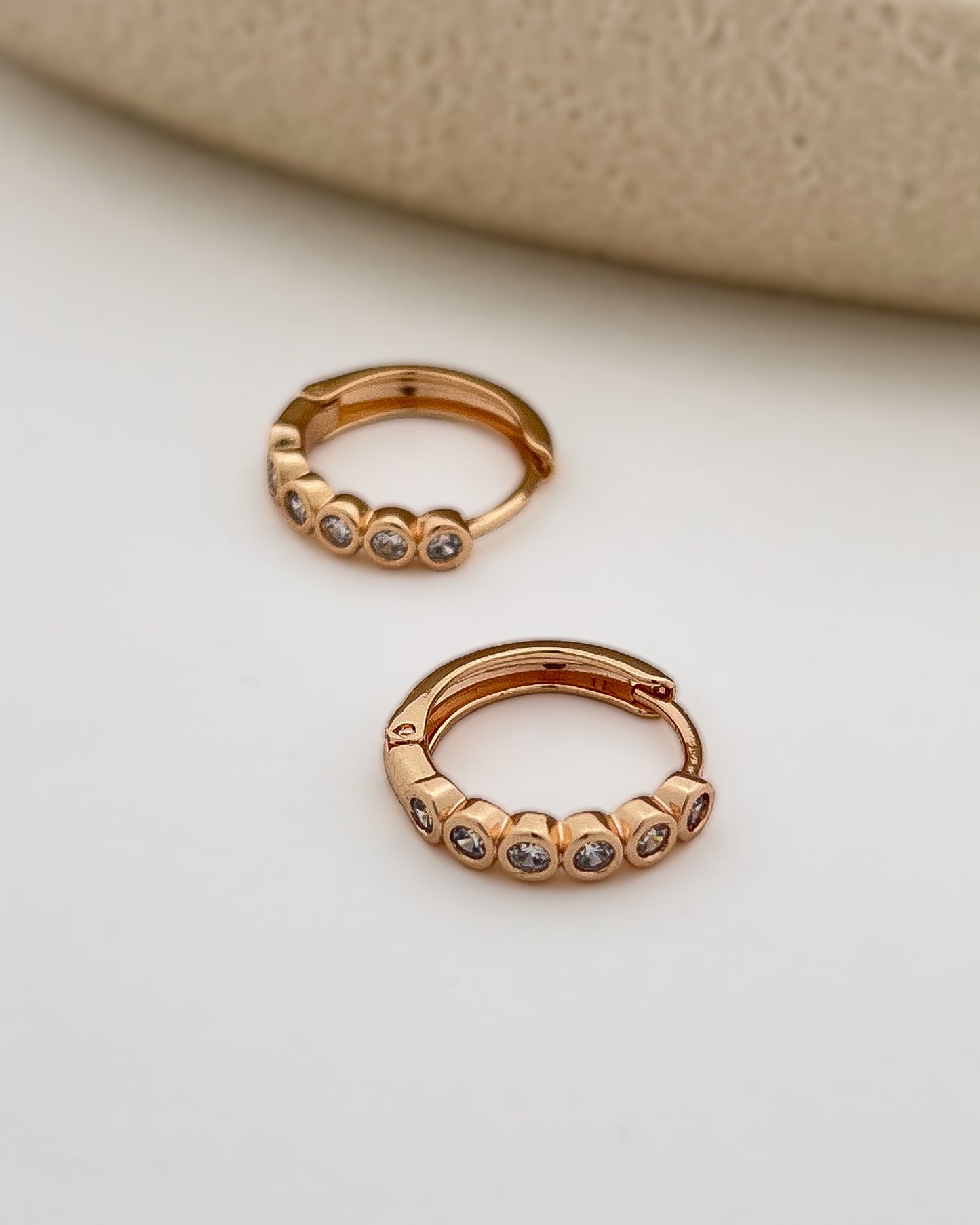 Twinkle Trail Huggie Hoops