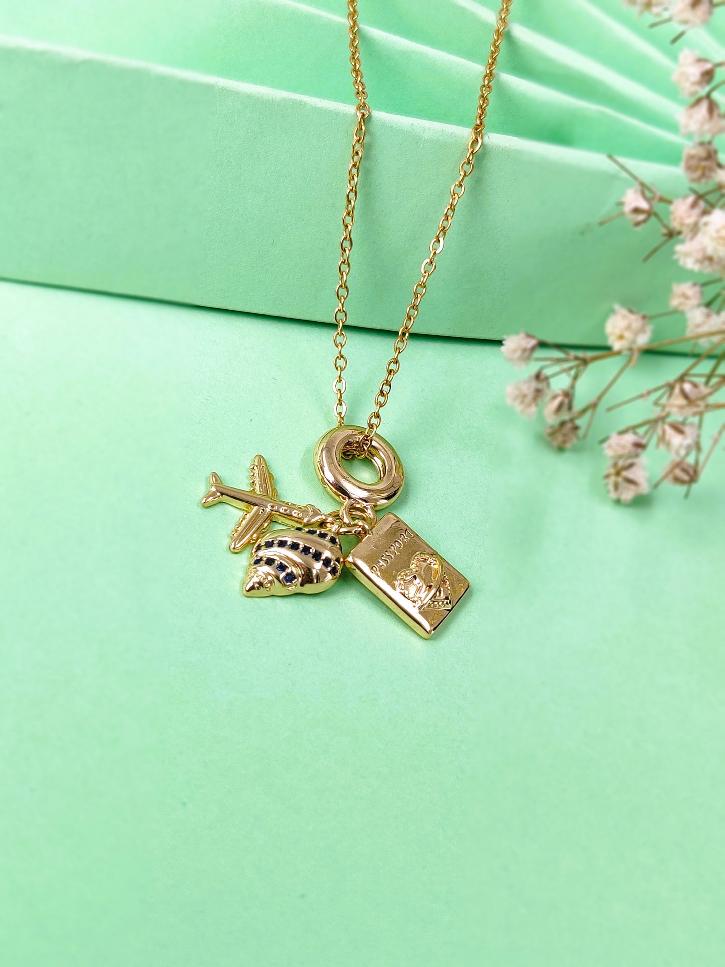 Globetrotter Charm Necklace
