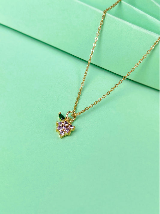 Grapes Drop Necklace