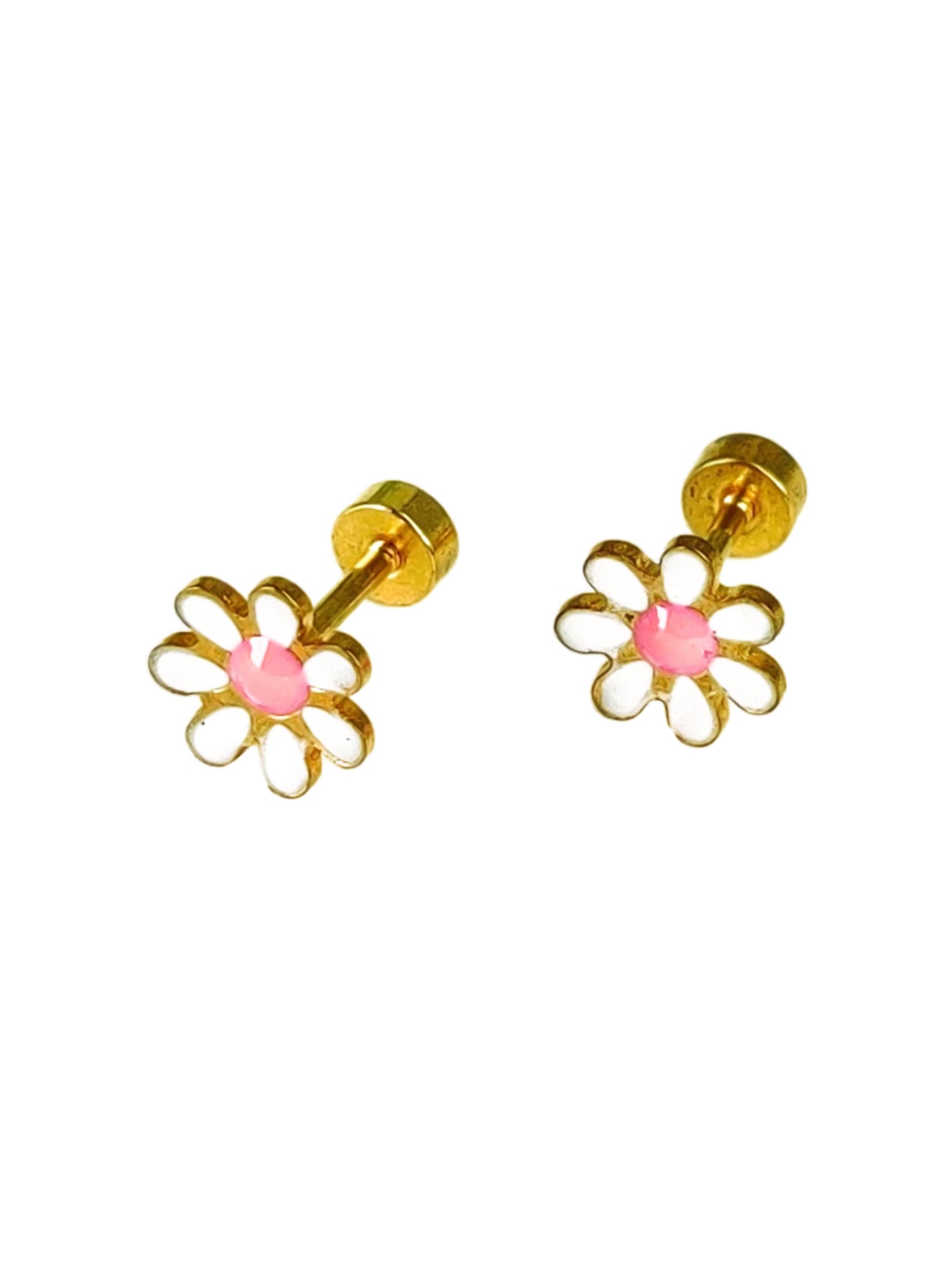 Daisy Second Piercing Studs (white)